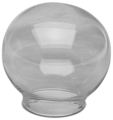 Schröpfglas, dünnwandig, kugelförmig d=2,0 cm